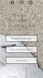 Mobile Screenshot of ortho-bionomymelbourne.com